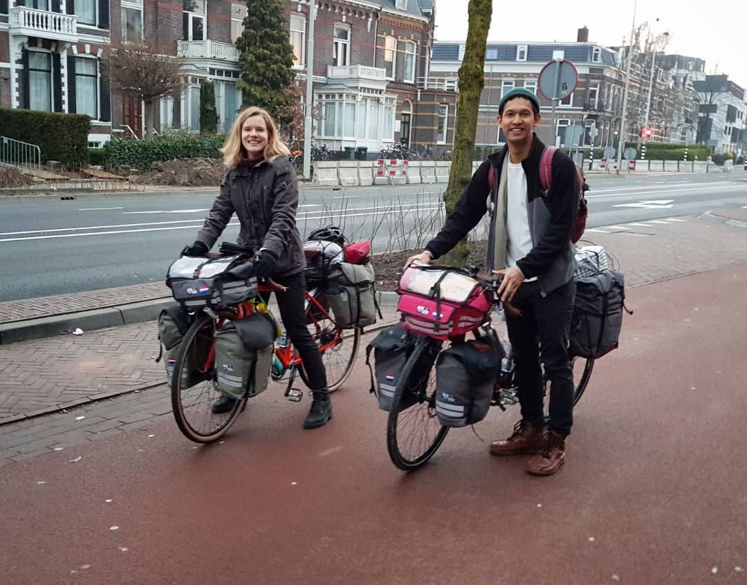 Diego Yanuar Prasmul Mengayuh Sepeda 15000 Km Belanda Indonesia